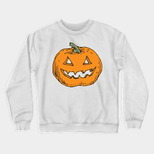 Orange Halloween Pumpkins Crewneck Sweatshirt